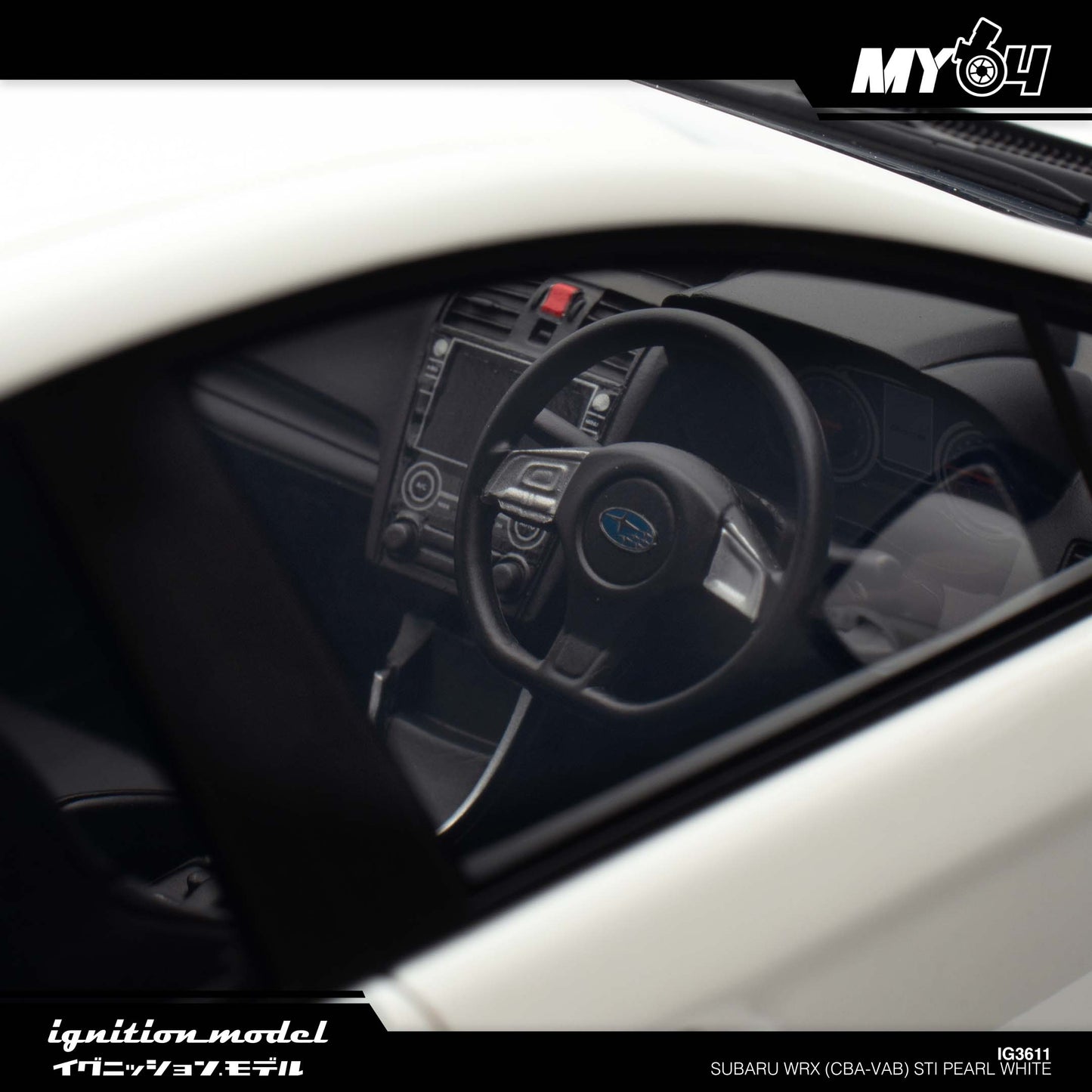 [Ignition Model] 1:18 Subaru WRX (CBA-VAB) STI - Pearl White