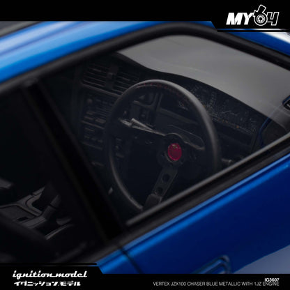 [Ignition Model] Vertex JZX100 Chaser - Blue Metallic With 1JZ Engine
