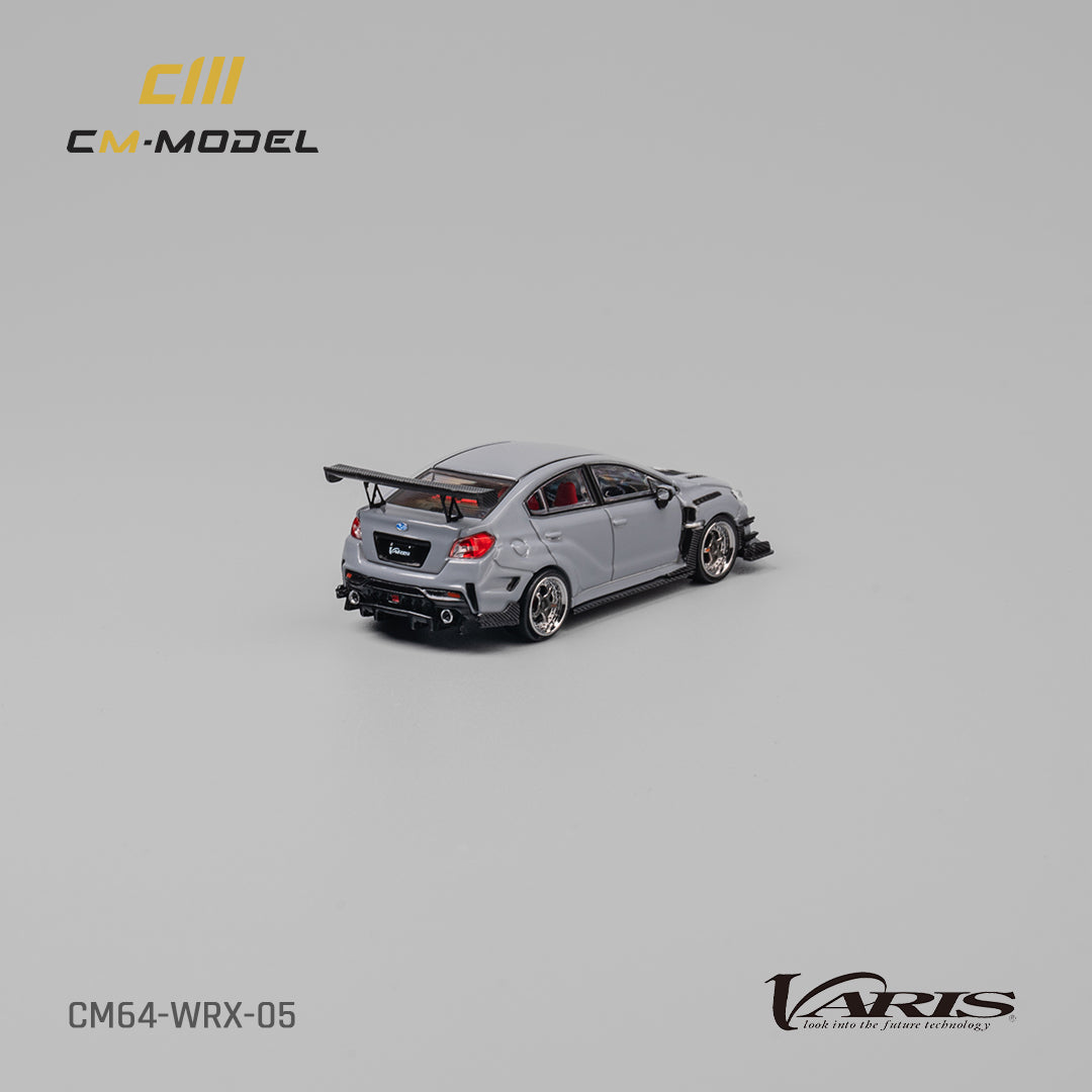 [CM MODEL] 1:64 Subaru WRX Varis Widebody 2.0 Gray - Toy Space Diecast Online Store Singapore