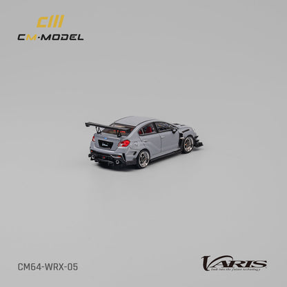 [CM MODEL] 1:64 Subaru WRX Varis Widebody 2.0 Gray - Toy Space Diecast Online Store Singapore