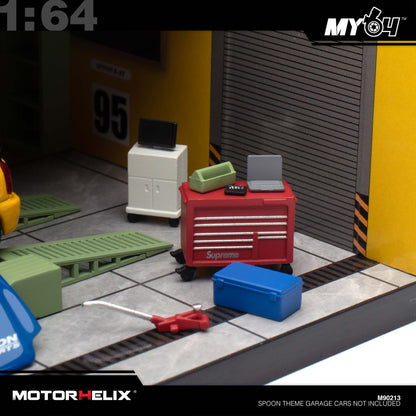 (UNSEAL UNIT) [Motorhelix] 1:64 Spoon Theme Garage