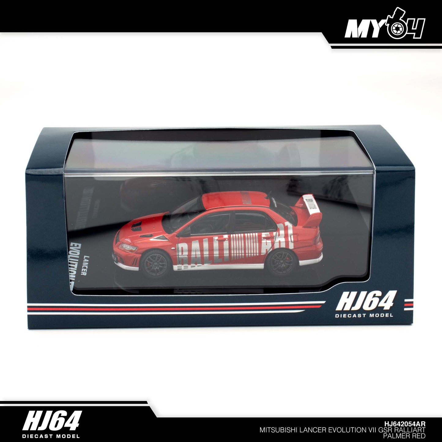 (UNSEAL UNIT) [Hobby Japan] Mitsubishi Lancer Evolution 7 GSR RALLIART - Palmer Red