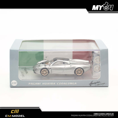 [CM Model] Pagani Codalunga - Metallic Silver