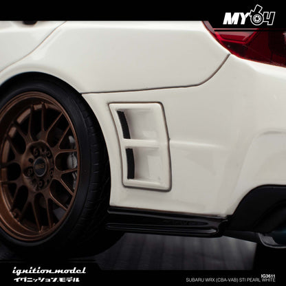 [Ignition Model] 1:18 Subaru WRX (CBA-VAB) STI - Pearl White