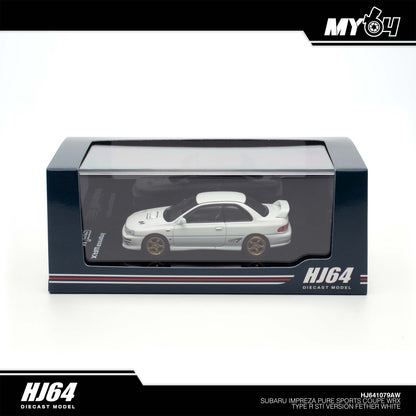 [Hobby Japan] Subaru Impreza Pure Sports Coupe WRX Type R STi Version - Fether White