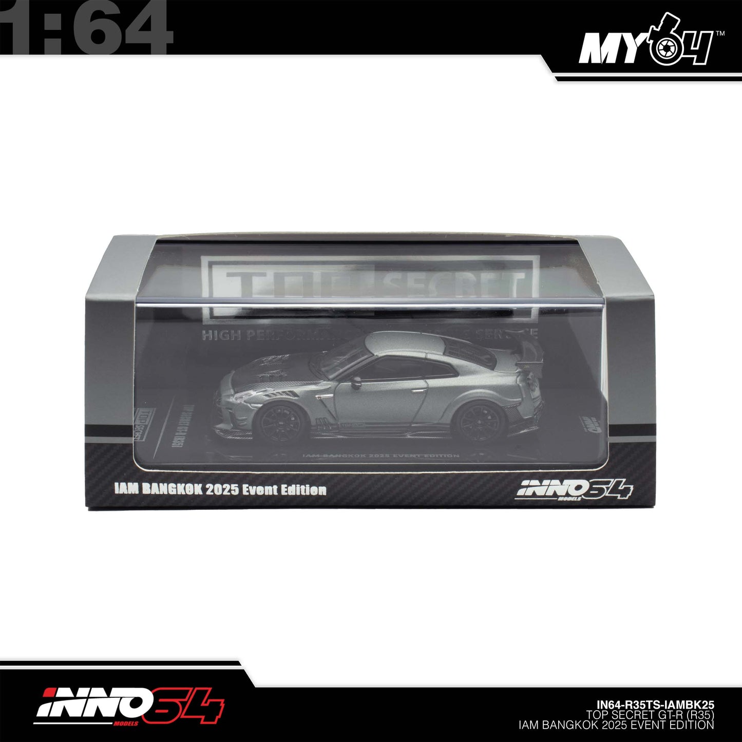 [INNO64] 1:64 "Top Secret" Nissan Skyline GT-R R35 (IAMBK25)