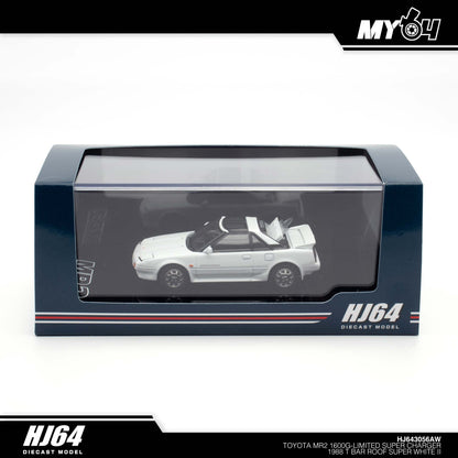[Hobby Japan] Toyota MR2 1600G - Limited Super Charger 1988 T Bar Roof - Super White II