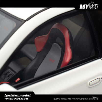 [Ignition Model] 1:18 Subaru Impreza WRX Type R Sti Version V (GC8) - White