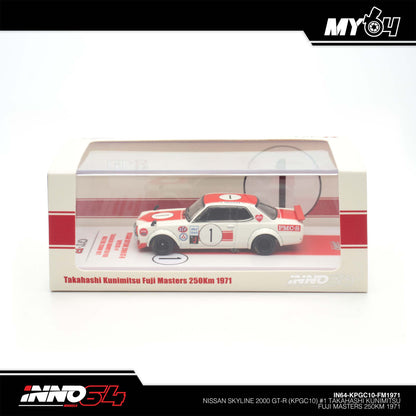 [INNO64] Nissan Skyline 2000 GT-R KPGC10 #1 Takahashi Kunimitsu Fuji Masters 250km 1971