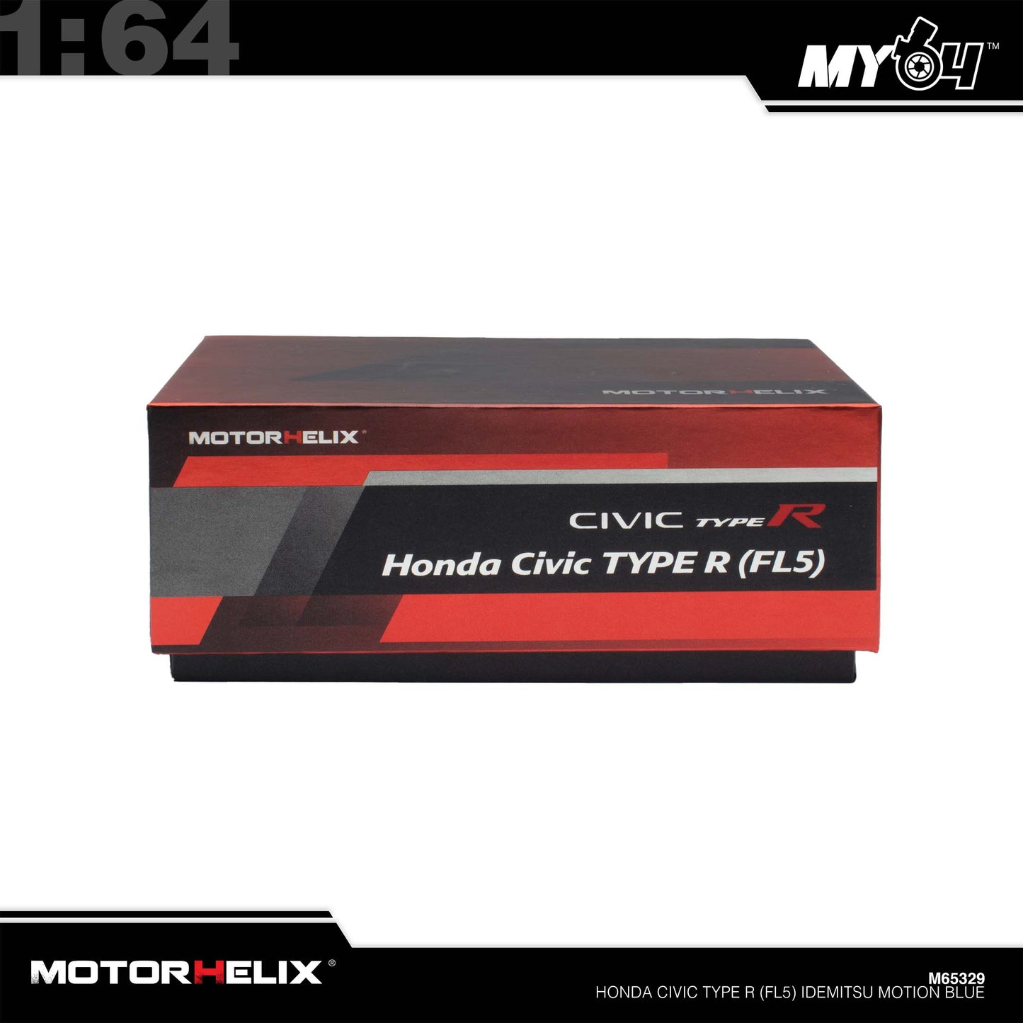 [Motorhelix] 1:64 Honda Civic Type R (FL5) Idemitsu - Motion Blue