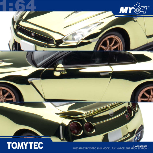 [TLVN] 1:64 Nissan GT-R T-Spec 2024 Model TLV 10M Celebration Edition
