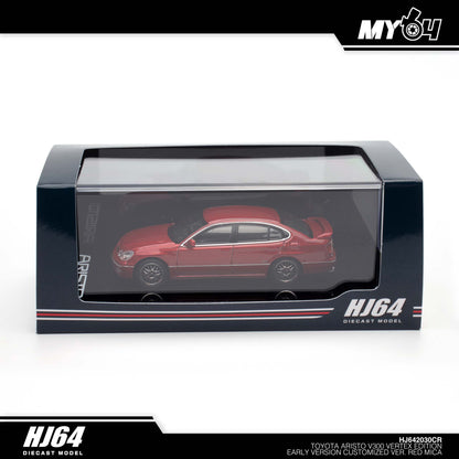 [Hobby Japan] Toyota Aristo V300 Vertex Edition Early Version Customized Version - Red Mica