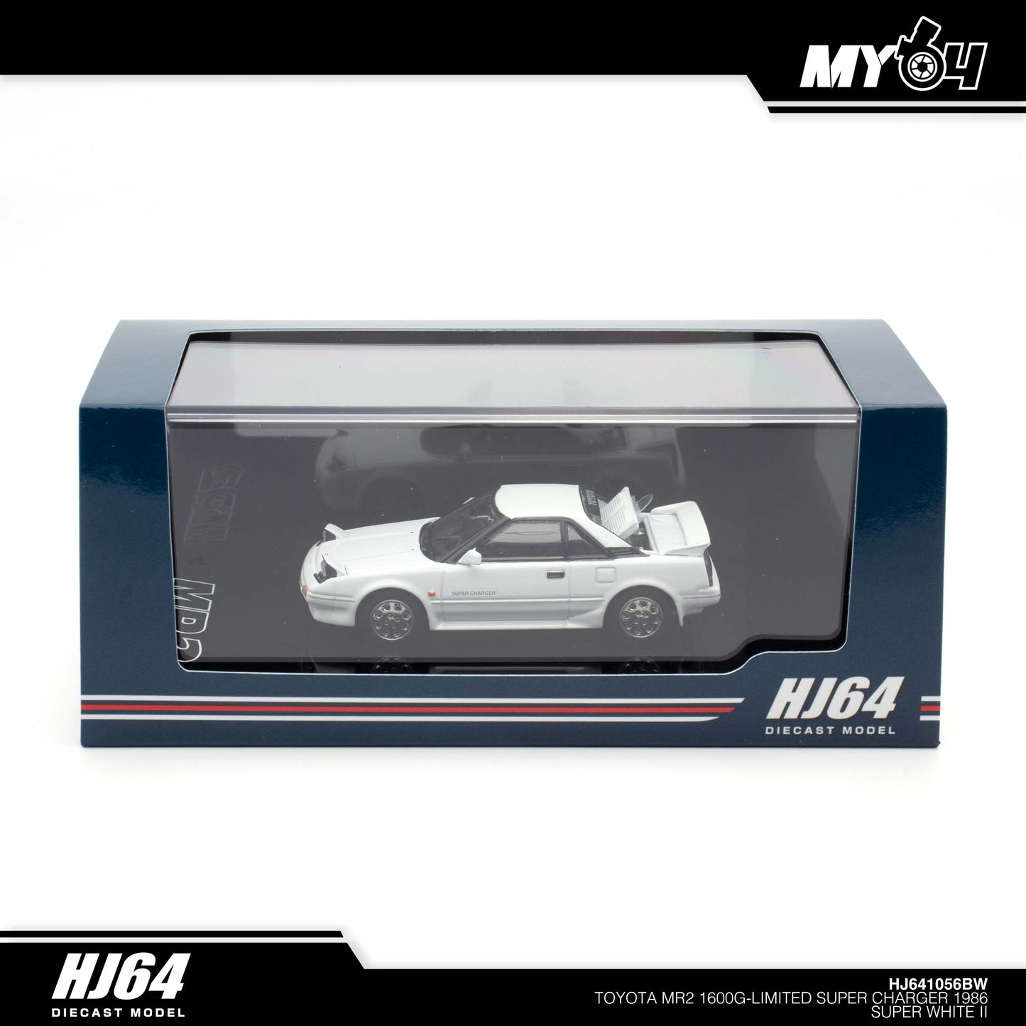 [Hobby Japan] Toyota MR2 1600G - Limited Super Charger 1986 - Super White II