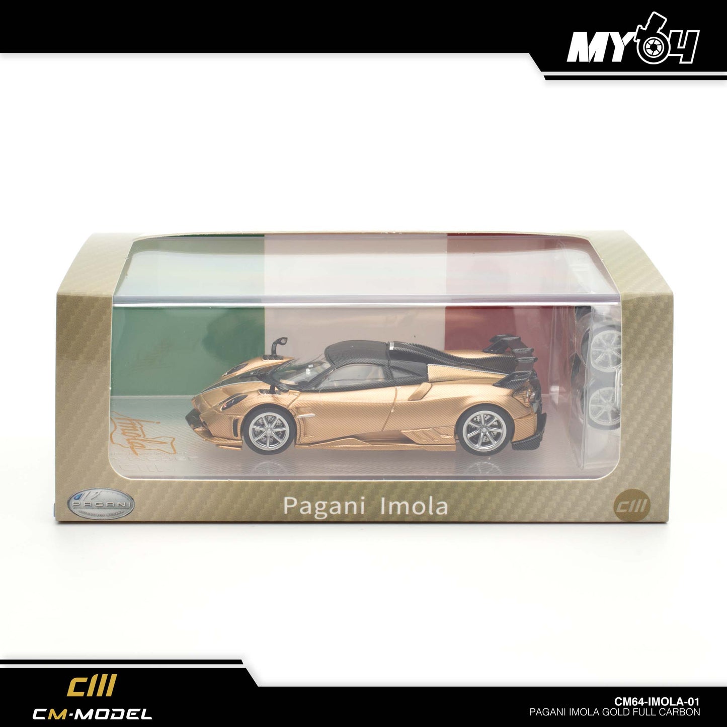 [CM Model] Pagani Imola - Gold Full Carbon