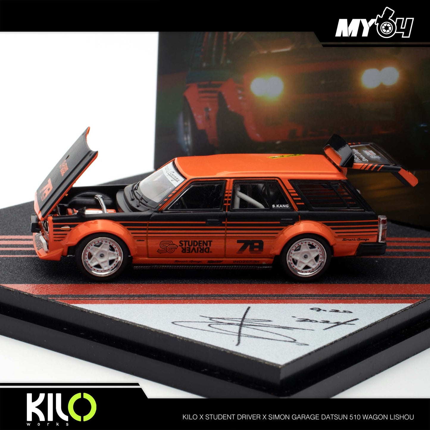 [Kilo Works] Kilo x Student Driver x Simon Garage - Datsun 510 Wagon Lishou 1.0