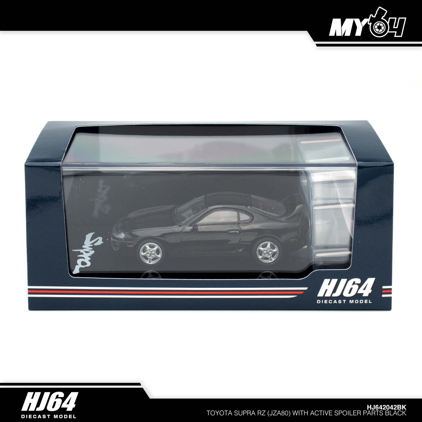 [Hobby Japan] Toyota Supra RZ (JZA80) with Active Spoiler Parts - Black