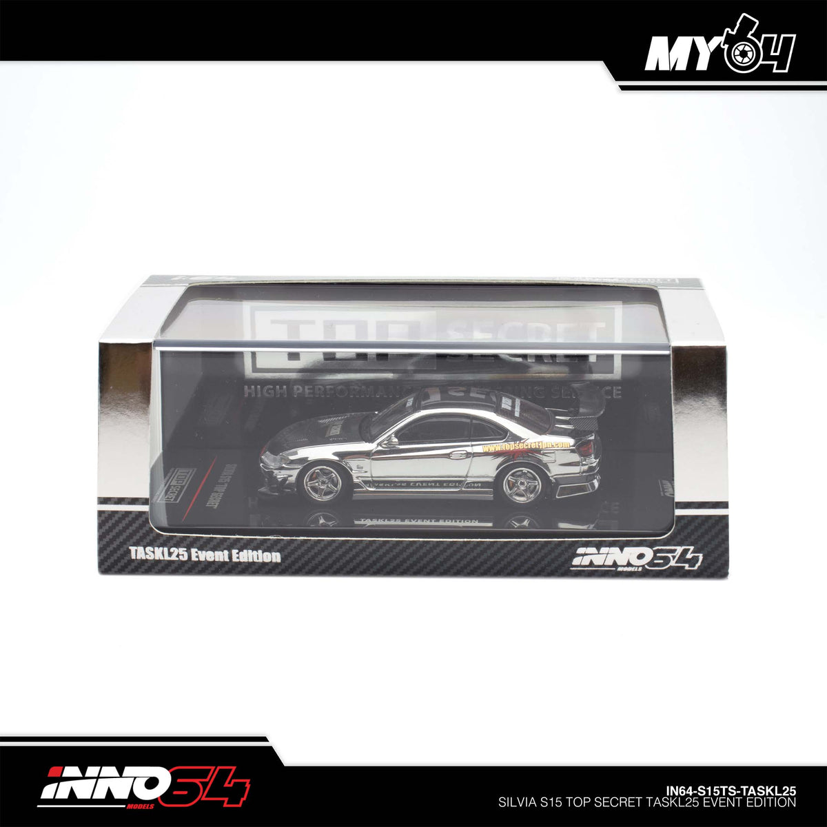 [INNO64] Silvia S15 Top Secret - Chrome Silver (TASKL25)