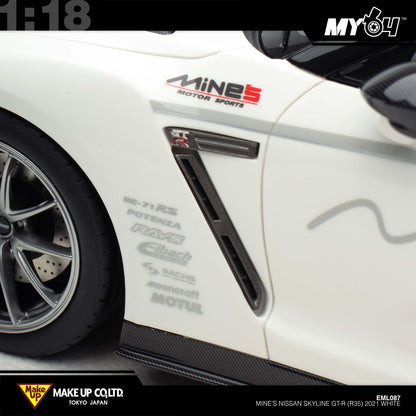 [Make Up] Mine's Nissan Skyline GT-R (R35) 2021 - White