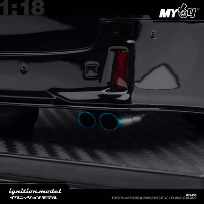 [Ignition Model] 1:18 Toyota Alphard (H30W) Executive Lounge S - Black