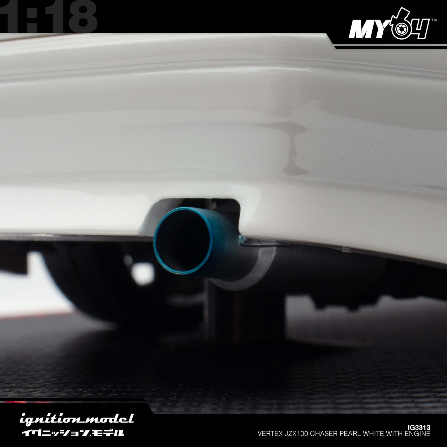 [Ignition Model] 1:18 Vertex JZX100 Chaser - Pearl White With Engine