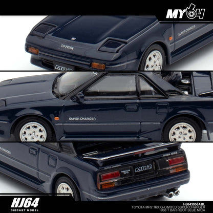[Hobby Japan] Toyota MR2 1600G - Limited Super Charger 1988 T Bar Roof - Blue Mica