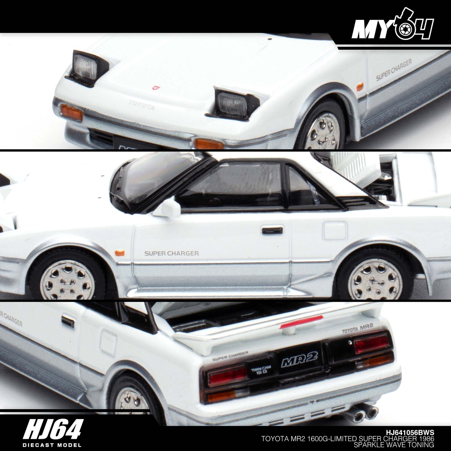 (UNSEAL UNIT) [Hobby Japan] Toyota MR2 1600G - Limited Super Charger 1986 - Sparkle Wave Toning
