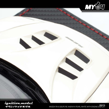 [Ignition Model] 1:18 Mazda RX-8 (SE3P) RE Aneniya - Pearl White With Engine Display