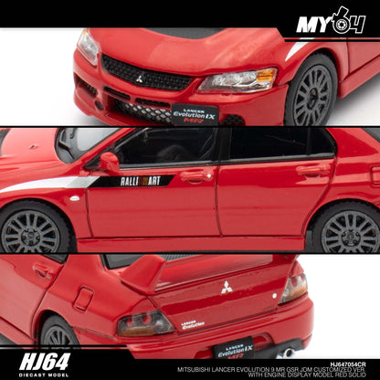 (UNSEAL UNIT) [Hobby Japan] Mitsubishi Lancer Evolution 9 MR GSR JDM Customized Version with Engine Display Model