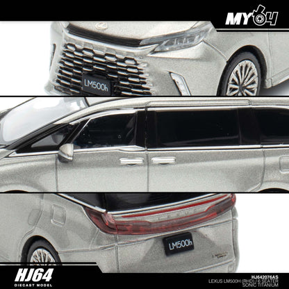 [Hobby Japan] Lexus LM500h (RHD) /6 Seater - Sonic Titanium