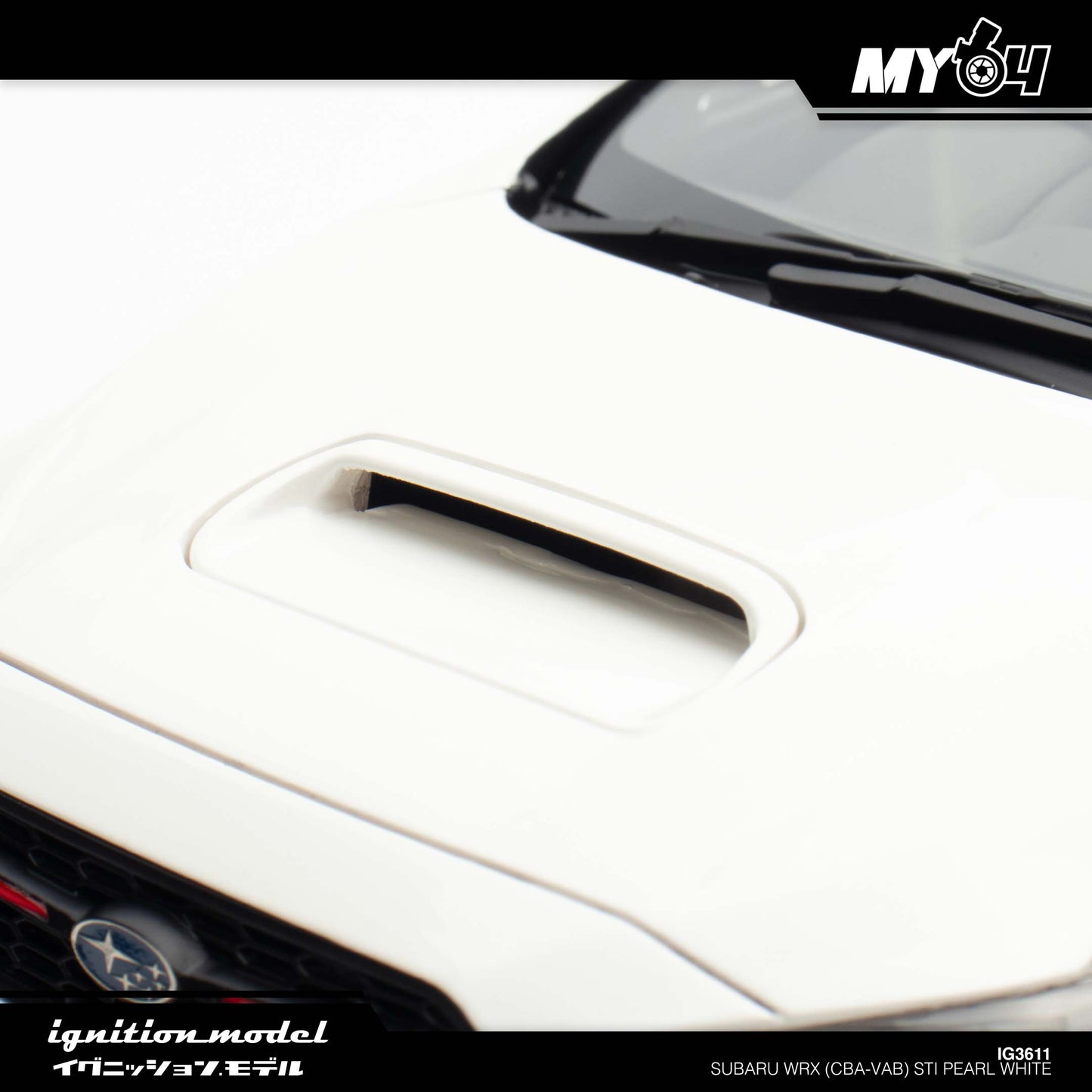 [Ignition Model] 1:18 Subaru WRX (CBA-VAB) STI - Pearl White