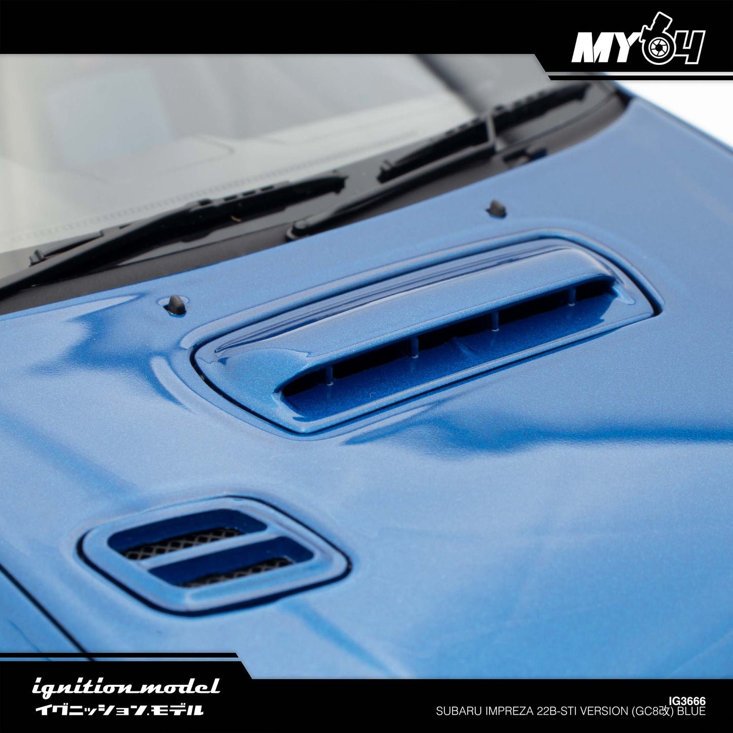 [Ignition Model] Subaru Impreza 22B-STi Version (GC8改) - Blue