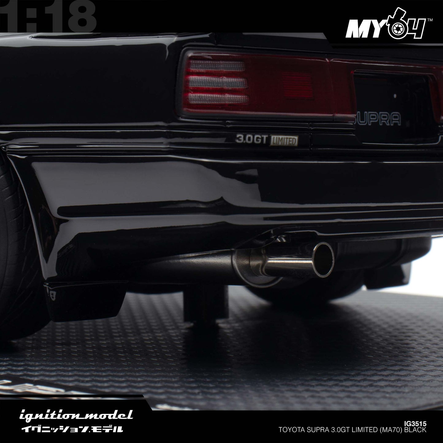 [Ignition Model] 1:18 Toyota Supra 3.0GT Limited (MA70) - Black