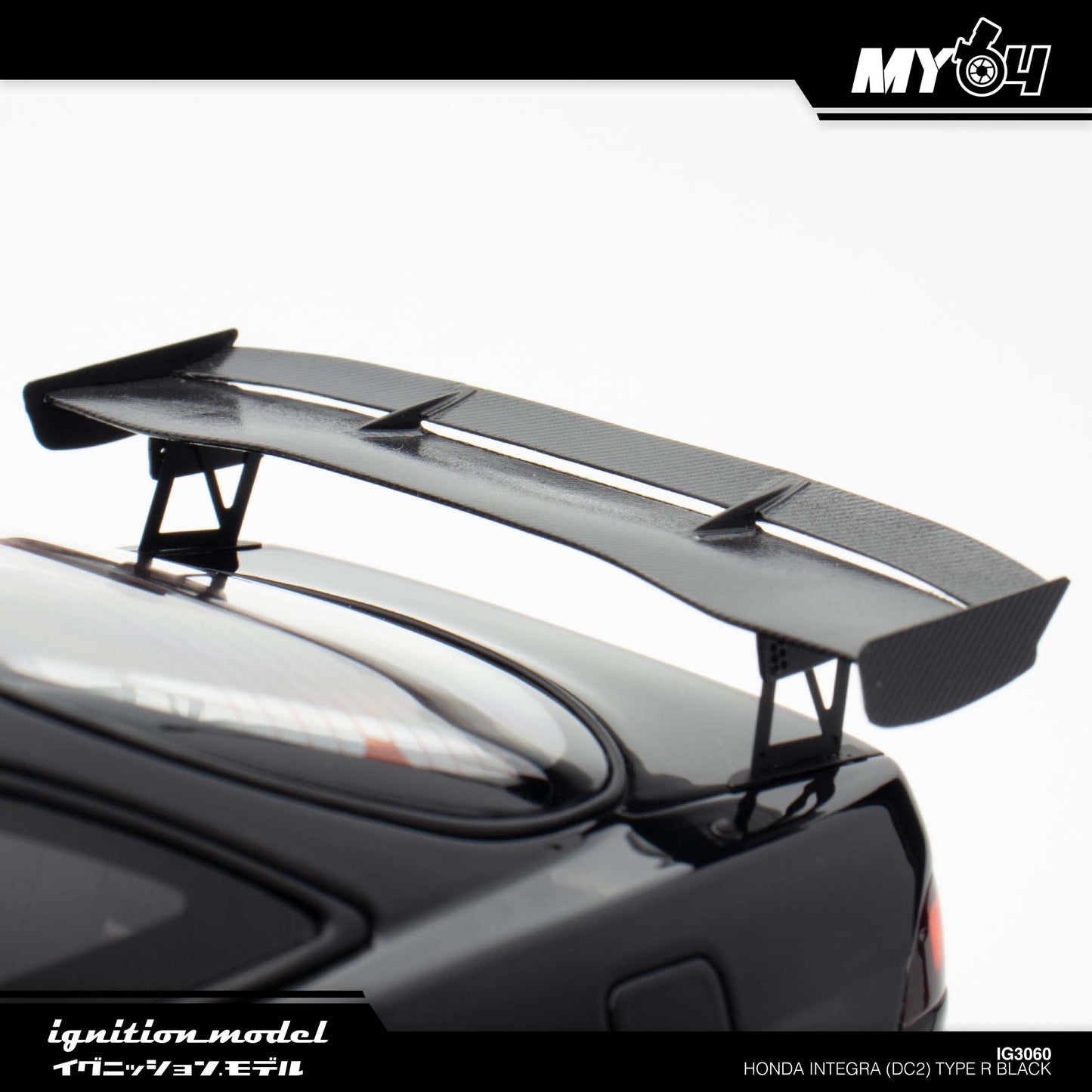 [Ignition Model] 1:18 Honda Integra (DC2) Type R - Black