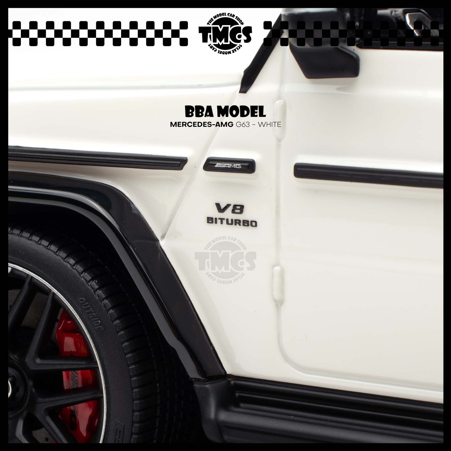 [BBA] 1:18 Mercedes-AMG G63 - White