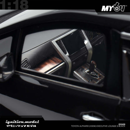 [Ignition Model] 1:18 Toyota Alphard (H30W) Executive Lounge S - Black