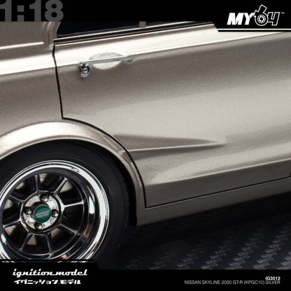 [Ignition Model] 1:18 Nissan Skyline 2000 GT-R (PGC10) - Silver