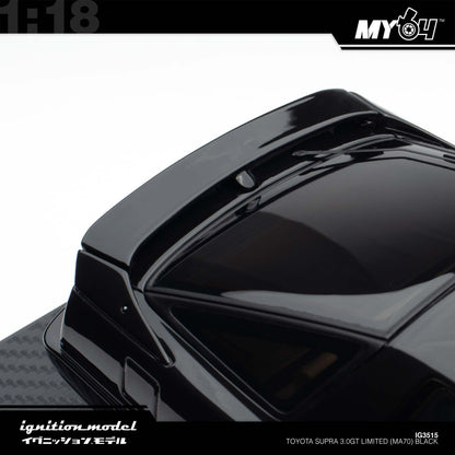 [Ignition Model] 1:18 Toyota Supra 3.0GT Limited (MA70) - Black