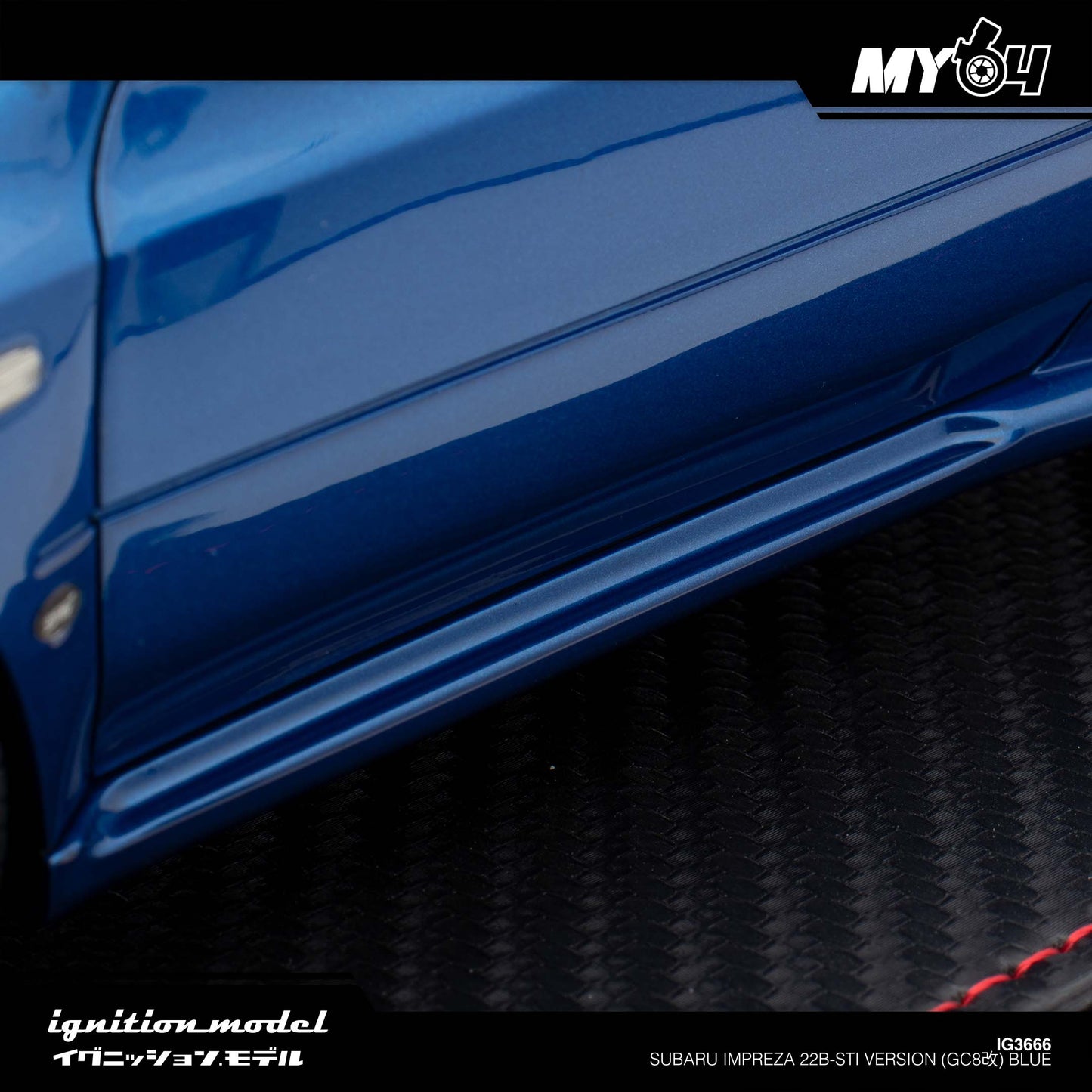 [Ignition Model] Subaru Impreza 22B-STi Version (GC8改) - Blue