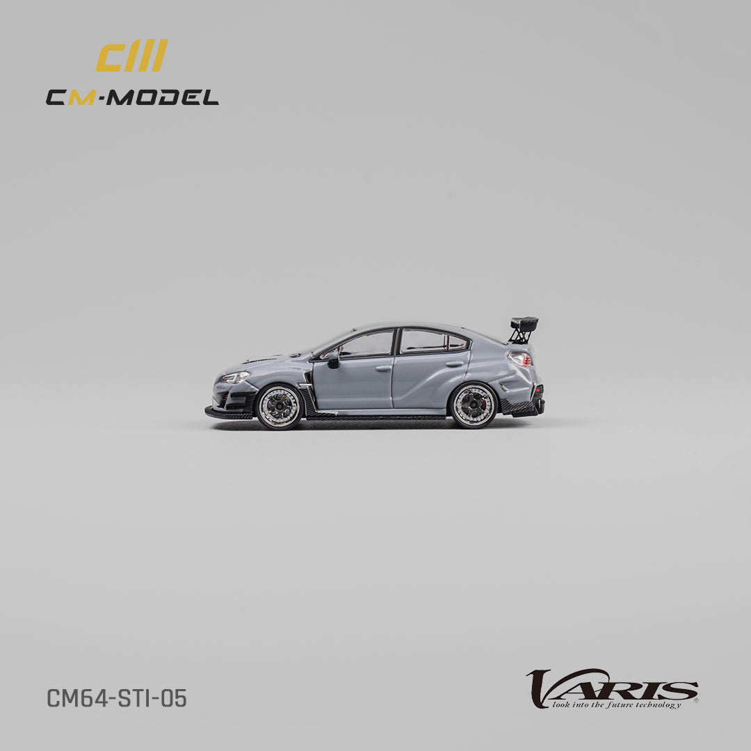 [CM MODEL] 1:64 Subaru STI Varis Widebody 1.0 Gray - Toy Space Diecast Online Store Singapore
