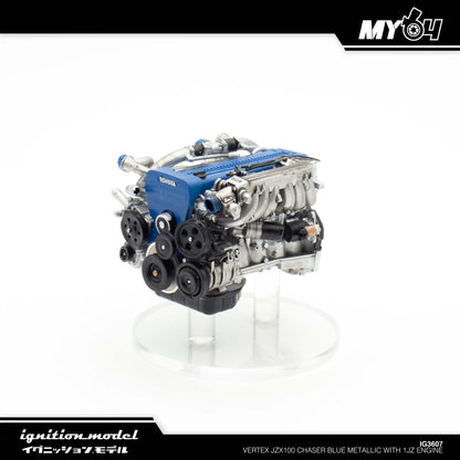[Ignition Model] Vertex JZX100 Chaser - Blue Metallic With 1JZ Engine