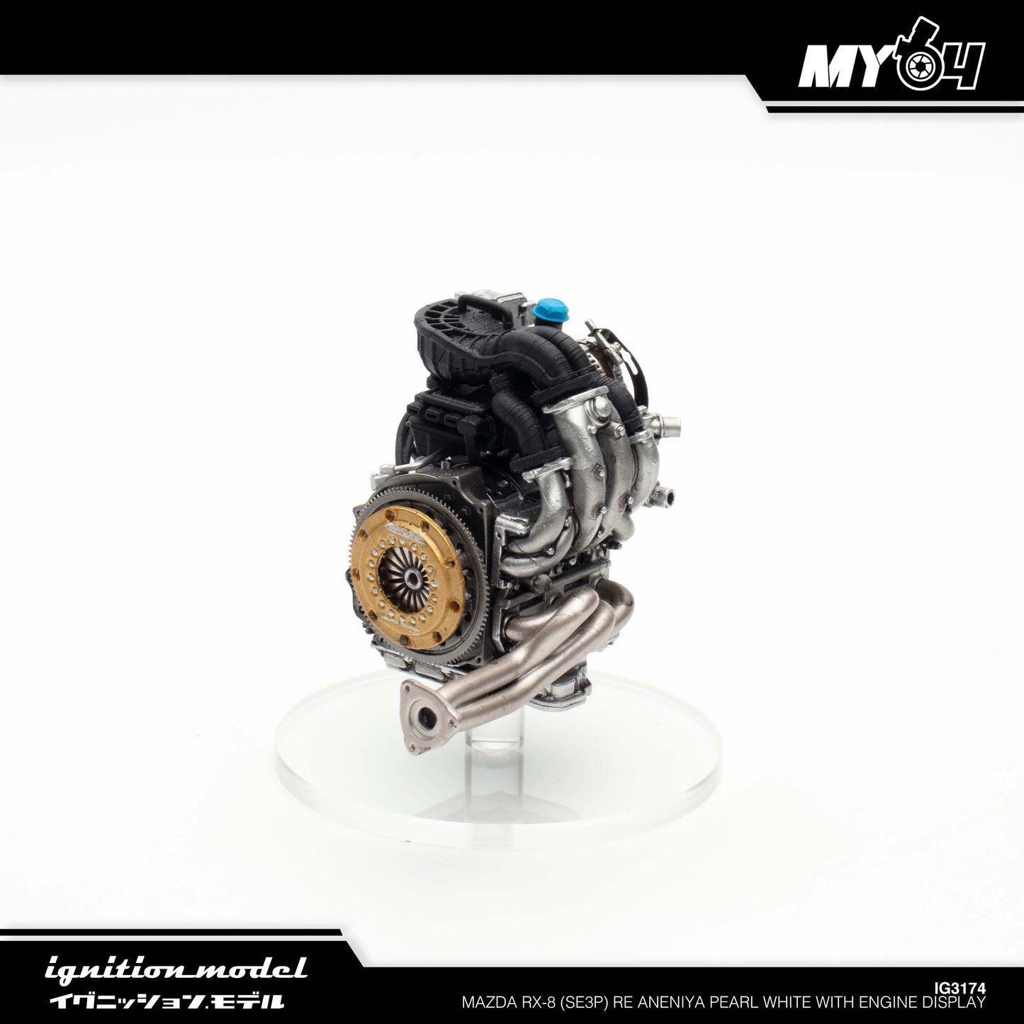 [Ignition Model] 1:18 Mazda RX-8 (SE3P) RE Aneniya - Pearl White With Engine Display