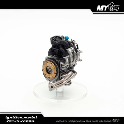 [Ignition Model] 1:18 Mazda RX-8 (SE3P) RE Aneniya - Pearl White With Engine Display