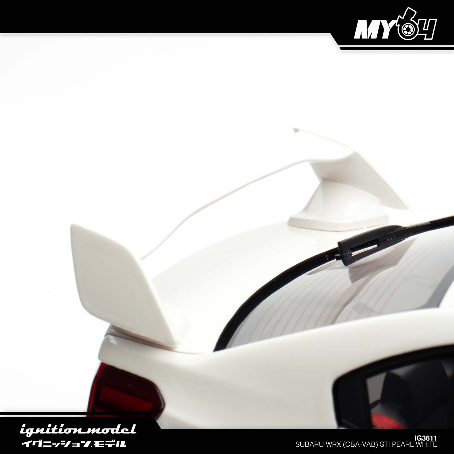 [Ignition Model] 1:18 Subaru WRX (CBA-VAB) STI - Pearl White