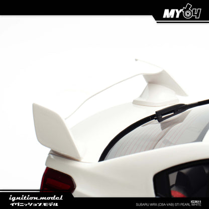 [Ignition Model] 1:18 Subaru WRX (CBA-VAB) STI - Pearl White