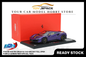 [BBR MODELS] 1:18 Ferrari 488 Pista Viola Al Humaid With Yellow-Black Stripe - Toy Space Diecast Online Store Singapore