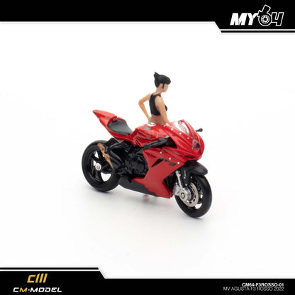 [CM Model] MV Agusta F3 - Rosso Red With Showgirl