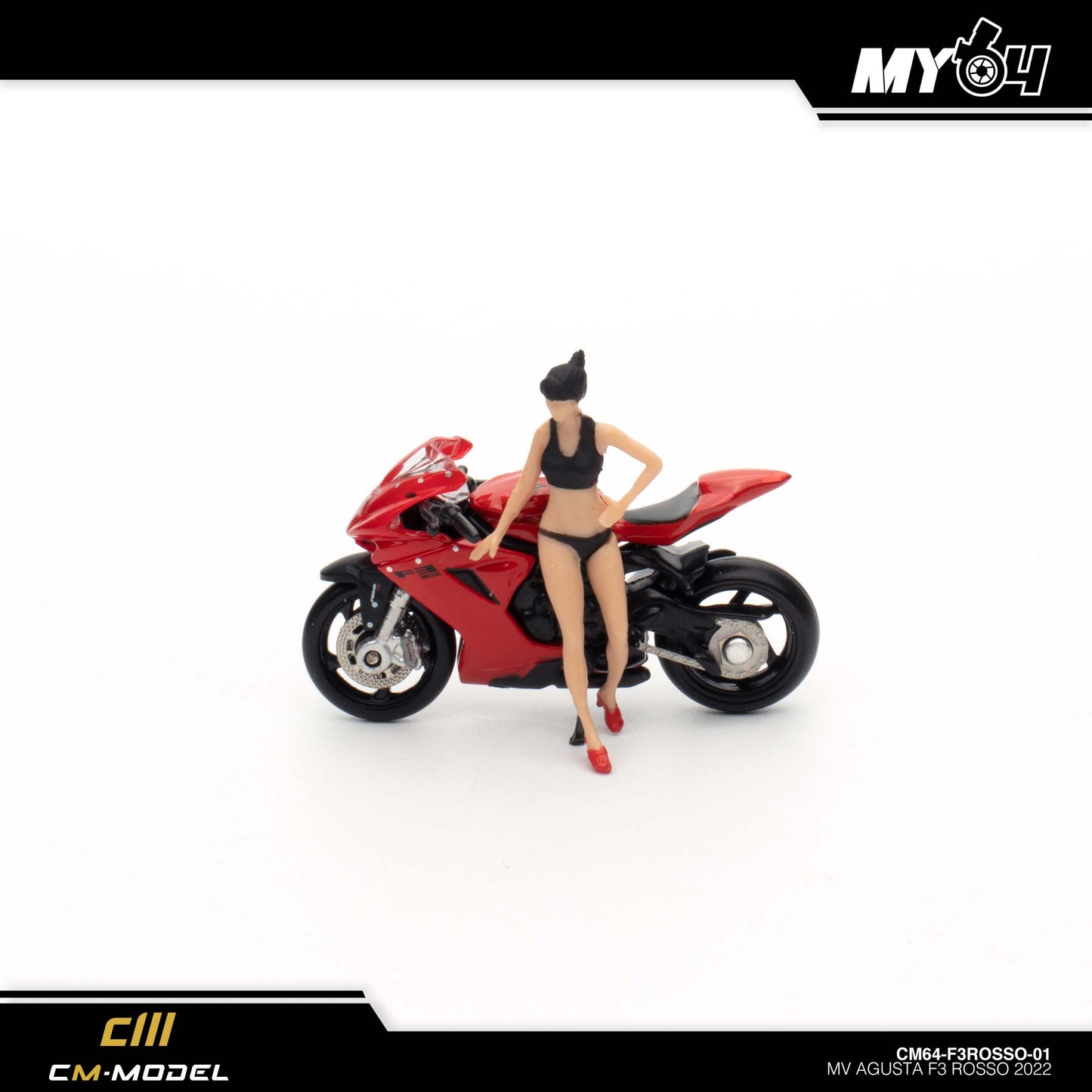 [CM Model] MV Agusta F3 - Rosso Red With Showgirl