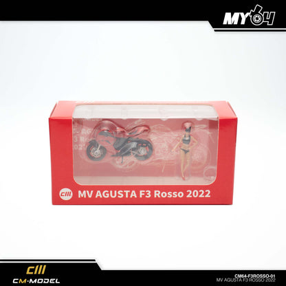 [CM Model] MV Agusta F3 - Rosso Red With Showgirl