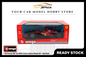 [BBURAGO] 1:18 Ferrari SF-24 #55 Carlos Sainz Miami GP - Dull Red - Toy Space Diecast Online Store Singapore
