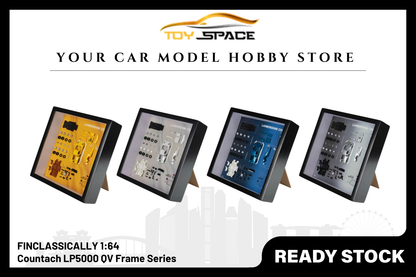 [FINCLASSICALLY] 1:64 Countach LP5000 QV Frame Series - Toy Space Diecast Online Store Singapore